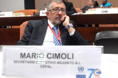Mario Cimoli, secretario ejecutivo adjunto (a.i.) de la Cepal.