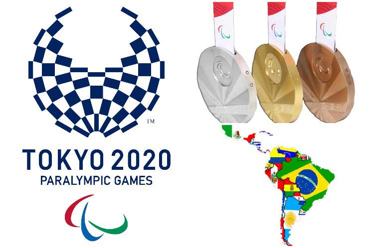 Medallero latinoamericano en los Juegos Paralímpicos de Tokio 2020