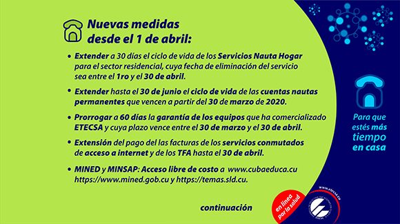 Imagen: Ministerio de las Comunicaciones/ETECSA. Imagen: Ministerio de las Comunicaciones/ETECSA.