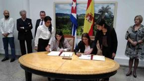  Firman Cuba y España convenio comercial