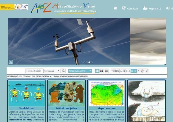 Estrenan en la web un interesante diccionario ilustrado de Meteorología