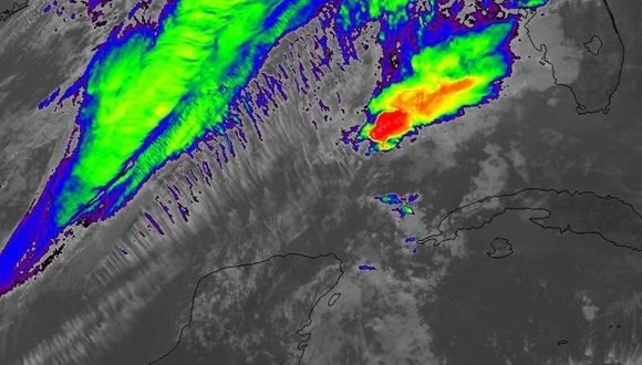 Baja extratropical afectará el occidente de Cuba