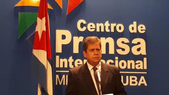 Director general de Prensa y Comunicación del Ministerio de Relaciones Exteriores de Cuba, Alejandro González. 