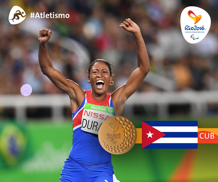 Omara Durand, atleta cubana a gran altura en Paralímpicos de Río
