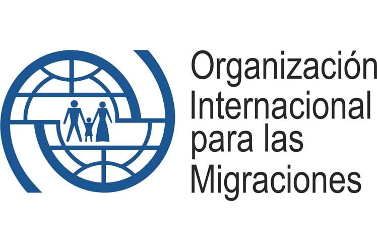 Logo del a Organización Internacional para las Migraciones
