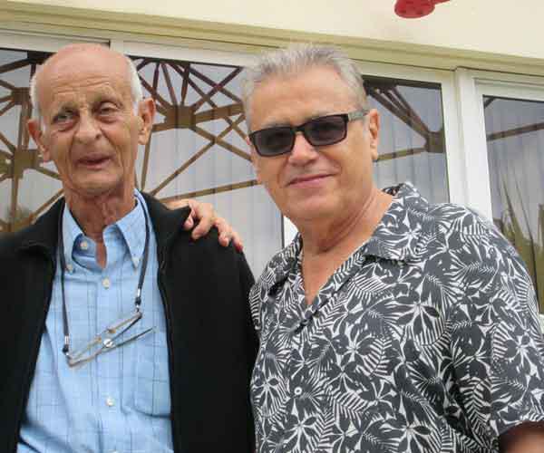  Paco Prats (izquierda) y Senel Paz, premios nacionales de Cine. Foto: Tomada de Cubarte 