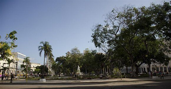 El Parque Central de La Habana, restaurado. Foto: Alexis Rodríguez/ Habana Radio.