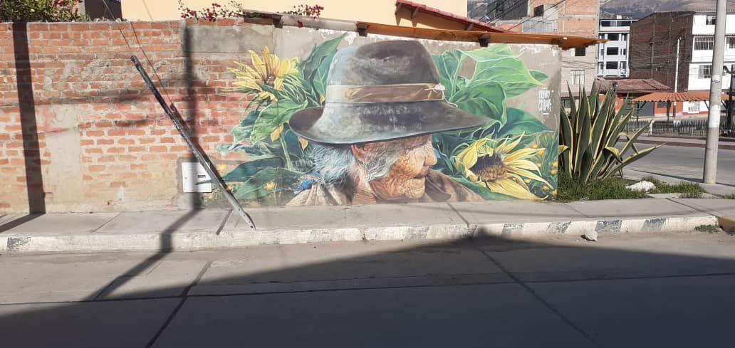 Mural en Calle de Huaraz, Áncash, Perú (Foto: Mario Héctor Almeida)