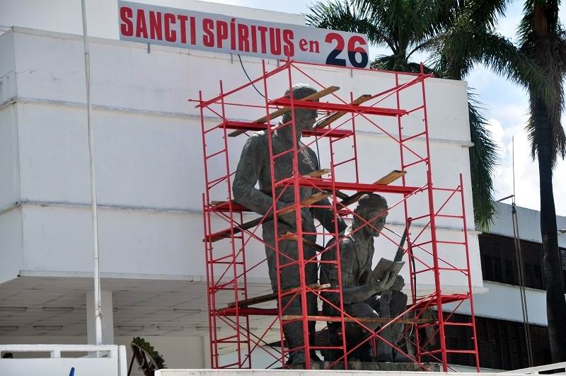 Plaza de la Revolución Serafín Sánchez en Sancti Spíritus