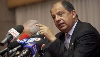 El presidente de Costa Rica, Luis Guillermo Solís.