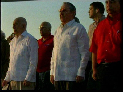 Preside Raúl Castro acto central por el Primero de Mayo en Cuba 
