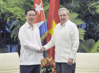 Recibió Raúl a alto dirigente del Partido Comunista de Vietnam 
