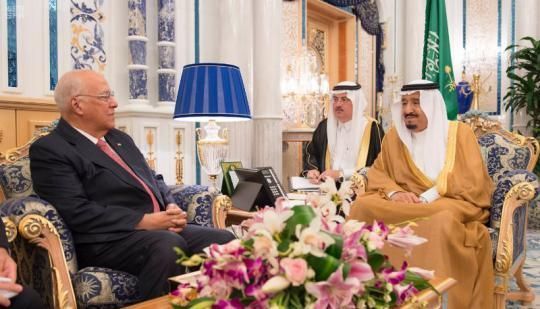 Cabrisas fue recibido por el Rey saudita