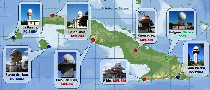 Radares en Cuba