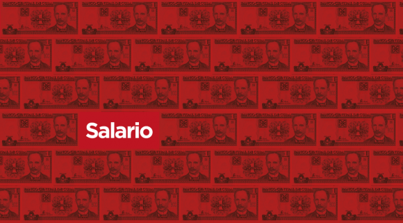 Banner alegórico a la reforma salarial