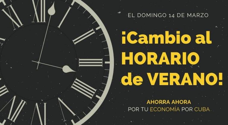 Cuba adoptará horario de Verano