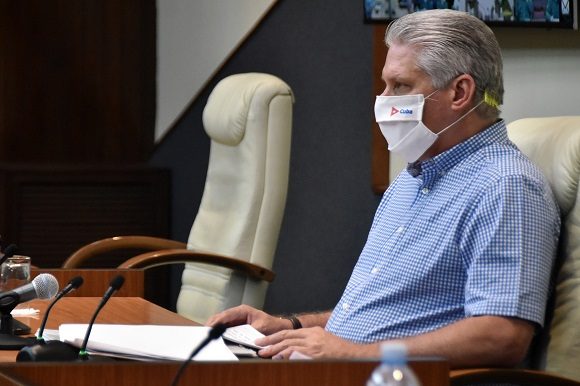 Miguel Díaz-Canel Bermúdez. Presidente de la República de Cuba. Foto: Estudios Revolución.