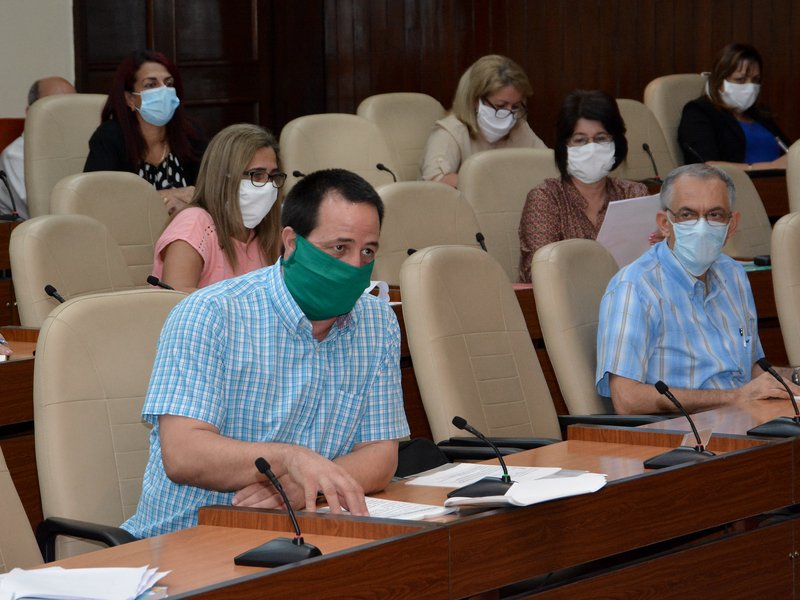 Reunión gubernamental donde diariamente se analiza la situación del nuevo coronavirus en Cuba