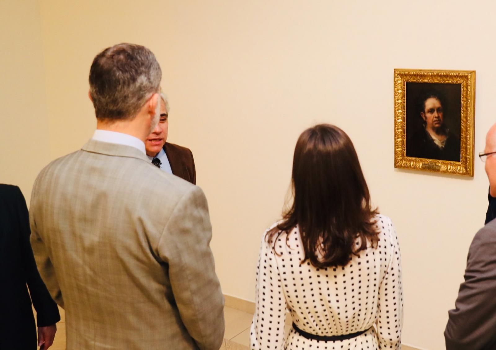 Reyes de España visitan Museo Nacional de Bellas Artes