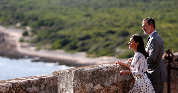 Reyes de España visitaron el Castillo del Morro de Santiago de Cuba