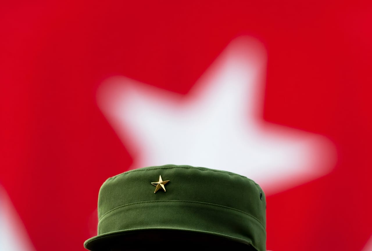 Estrella de luz, Fidel. Foto: Roberto Chile.