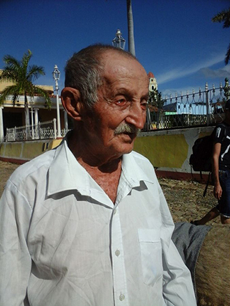 Salomé Lema, un señor de 84 años