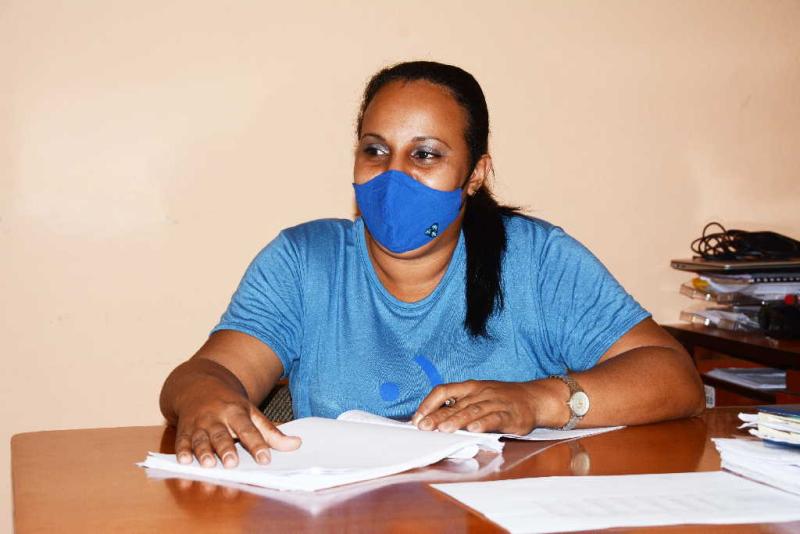 Yadira Díaz, secretaria de la UJC en Sancti Spíritus, destaca el rol de los jóvenes en el escenario actual. (Foto: Cortesía de la entrevistada)