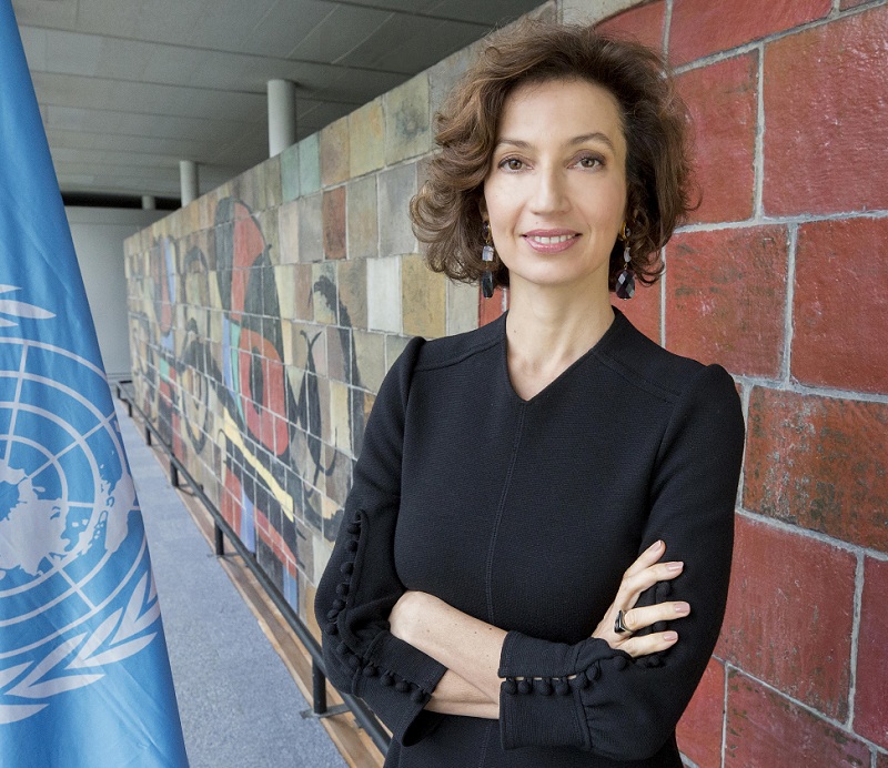 Directora General de la UNESCO, Audrey Azoulay.