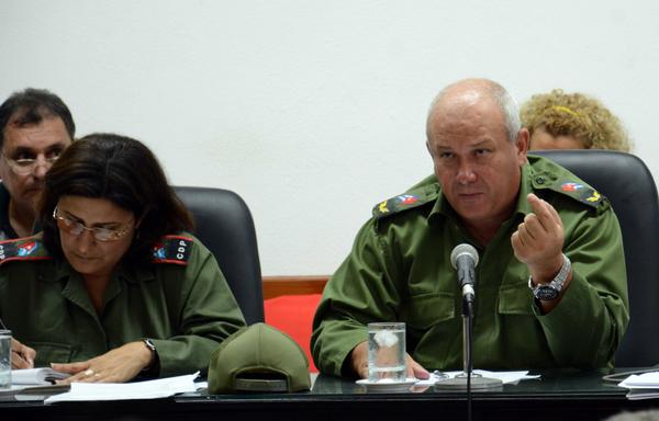 Presidente del Consejo de Defensa Provincial en Camagüey, Jorge Luis Tapia Fonseca