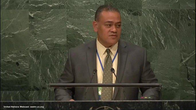 Representante de Tonga en la ONU se proyecta en contra del bloqueo