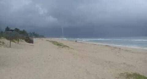 Tromba marina afecta zona este de La Habana 