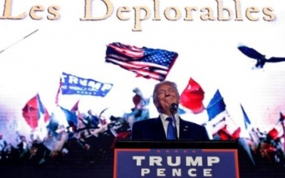 Candidato republicano a la presidencia de los Estados Unidos, Donald Trump