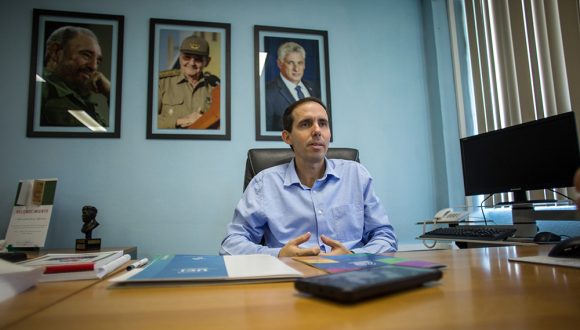 Dr.C. Raydel Montesino Perurena, actual rector de la institución. Foto: Abel Padrón Padilla/ Cubadebate.