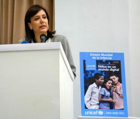  María Machicado, representante de la UNICEF