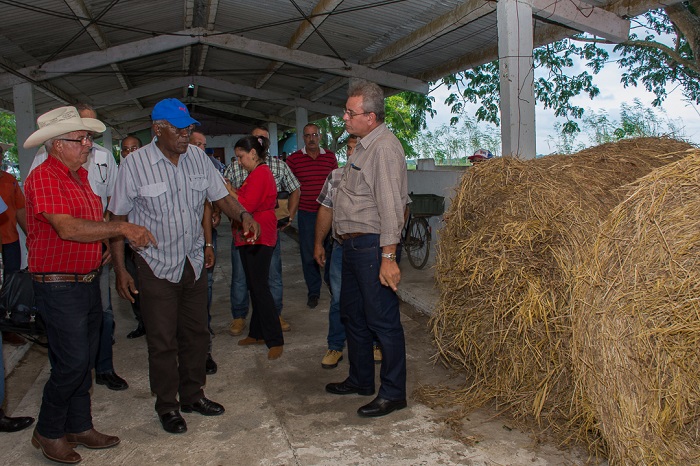 Valdés Mesa visita centros de producción en Camagüey