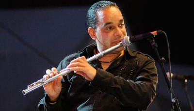 Instrumentista, compositor y arreglista cubano Orlando Valle (Maraca).