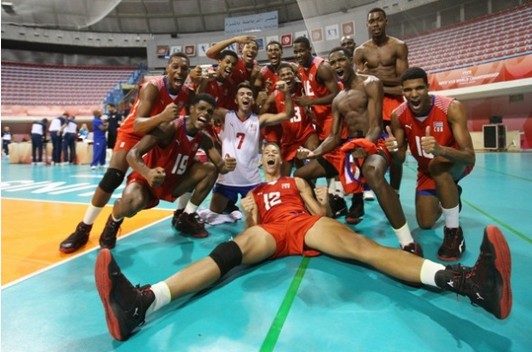 Voleibolistas cubanos