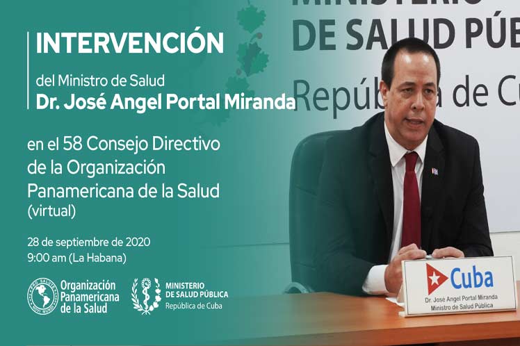 ministro de Salud Pública de Cuba, Jose Ángel Portal ministro de Salud Pública de Cuba, Jose Ángel Portal