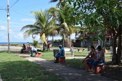 Servicio Wifi en el microparque del reparto Flores, Playa