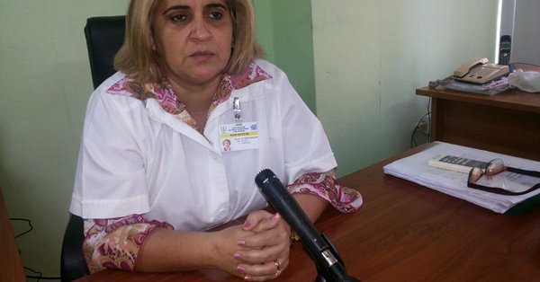 La doctora Yadira Olivera, subdirectora provincial de Salud en la capital cubana