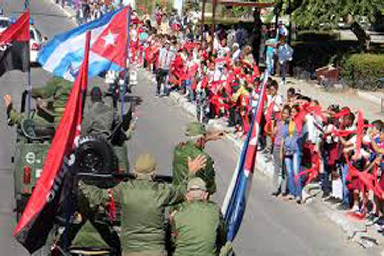 Avanza por Cuba caravana en respaldo a la Revolución
