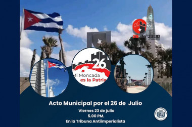 Plaza Revolución acoge acto 26 de Julio