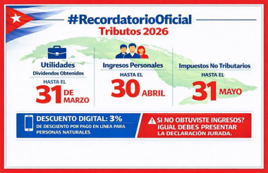 Recuerda ONAT plazo para declaración de utilidades