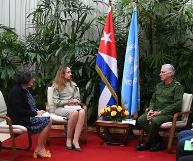 Díaz-Canel recibe a Relatora de ONU