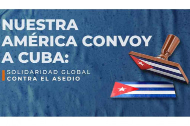 Miembros de convoy solidario parten de México rumbo a Cuba
