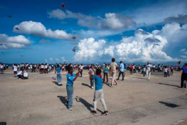 Festival del Papalote por la Paz y contra el Bloqueo.