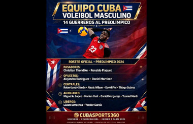 En esta cita está en juego el boleto olímpico para la cita multideportiva de Los Ángeles 2028. Foto tomada de CubSport360 